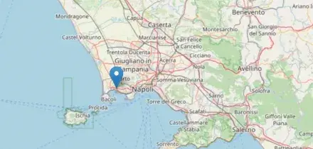 Terremoto in area Campi Flegrei di magnitudo 2.8: epicentro a Pozzuoli