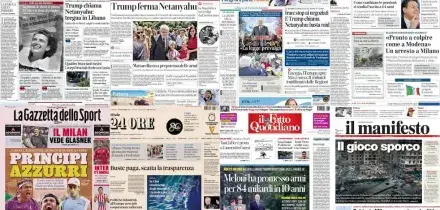 Le prime pagine dei quotidiani di oggi 2 giugno: la rassegna stampa