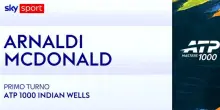 Arnaldi-McDonald: highlights Atp Indian Wells