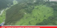 Nepal, i danni dell'alluvione nel distretto di Rasuwa