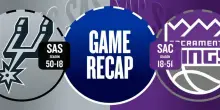 NBA Highlights: Sacramento-San Antonio 104-132