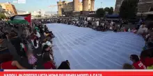 Napoli, in corteo lista nomi dei bimbi morti a Gaza