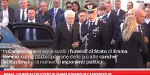 Roma, i funerali di Stato di Emma Bonino in Campidoglio