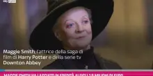Maggie Smith lascia in eredit&agrave; ai figli 18 milioni di euro