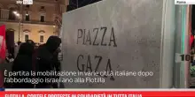 Flotilla, cortei e proteste in solidarietà in tutta Italia