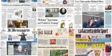 Le prime pagine dei quotidiani di oggi 24 gennaio: la rassegna stampa