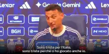 Scaloni: 'L'Italia fuori dai Mondiali mi rende triste'