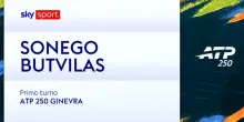Sonego-Butvilas: highlights Atp Ginevra