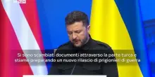 Ucraina, Zelensky: 'Lavoriamo su sanzioni congiunte con Usa'