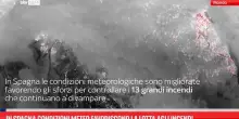 In Spagna condizioni meteo favoriscono la lotta agli incendi