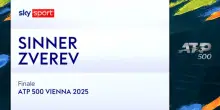 Rivedi gli highlights di Sinner-Zverev a Vienna