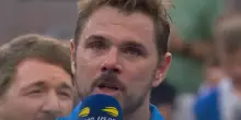 Wawrinka, addio e lacrime a New York: 'Viaggio fantastico'
