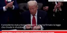 Trump firma la legge che chiude lo shutdown USA da record