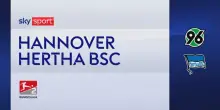 Hannover-Herta Berlino 0-3: gol e highlights