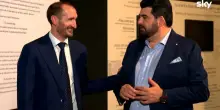 Cannavacciuolo con Giorgio Chiellini nel Museo della Juve