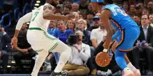 OKC batte Boston, Denver rimonta San Antonio