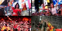 La Spagna vince i Mondiali: la festa dei tifosi da Madrid a New York. VIDEO