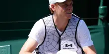Sinner a Wimbledon testa gilet refrigerante contro il caldo