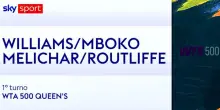 Williams/Mboko-Melichar/Routliffe: highlights Wta Queen's
