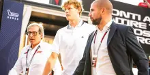 F1 Gp Monza, nel paddock del Gran Premio d'Italia anche Sinner. FOTO