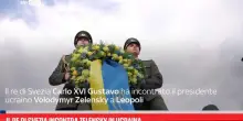 Il re della Svezia in visita in Ucraina da Zelensky