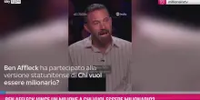 Ben Affleck vince un milione a Chi vuol essere milionario?