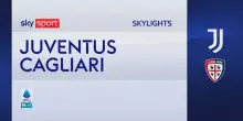 Juventus-Cagliari 2-1: gol e highlights