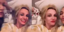 Britney Spears, il video del pigiama party con Kim e Khloé Kardashian