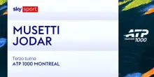 Musetti-Jodar: highlights Atp Montreal