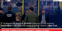 New York, scoppio in un cantiere navale: 1 morto e 36 feriti