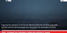 Siria, accordo tra governo e curdi per cessate il fuoco