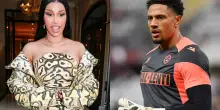 Cardi B avvistata a cena a Venezia con il calciatore Maduka Okoye