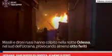 Ucraina, raid russo su Odessa: almeno 8 feriti