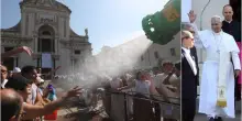 Papa Leone ad Assisi, l&rsquo;abbraccio dei giovani. FOTO