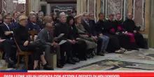 Papa Leone XIV in udienza con attori e registi di Hollywood