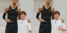 Kimi Antonelli fa visita agli Spurs: chiacchierata e foto con Wembanyama. VIDEO
