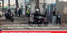 Firenze, incidente mortale nel cantiere dell'Alta Velocit&agrave;