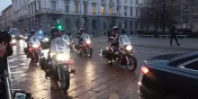 Milano-Cortina, l'arrivo di Mattarella a Palazzo Marino