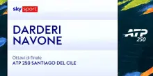 Darderi-Navone: highlights Atp Santiago