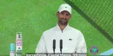 Wimbledon, Djokovic su Messi: 'Sarebbe bello giocare 90''