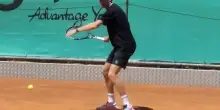 Jannik Sinner torna a casa, allenamento sui campi di San Candido. FOTO