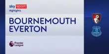 Bournemouth-Everton 0-1: gol e highlights