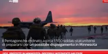 Usa, proteste in Minnesota: possibile intervento militare
