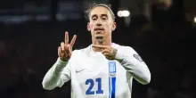 Tsimikas in gol con la Grecia con il piede 'sbagliato'. VIDEO