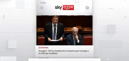 I titoli di Sky TG24 del 5 agosto, edizione delle 13