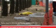 Maltempo, due morti in Puglia a causa del forte vento