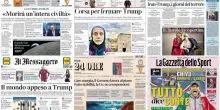 Le prime pagine dei quotidiani di oggi 8 aprile: la rassegna stampa