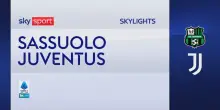 Sassuolo-Juventus 0-3: gol e highlights Serie A