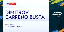 Dimitrov-Carreno Busta: highlights Atp Brisbane