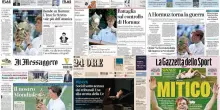 Le prime pagine dei quotidiani di oggi 13 luglio: la rassegna stampa